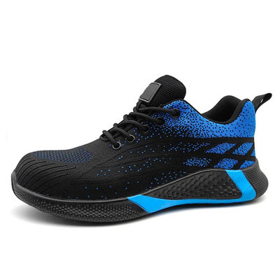 شراء أحذية العمل الصناعية القابلة للنفس S1P S3 Fly Knit أحذية الركض خفيفة الوزن online manufacture