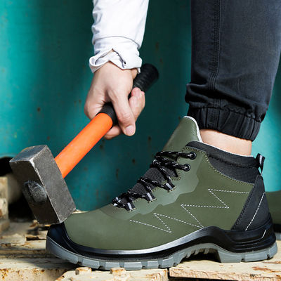 شراء أحذية السلامة المضادة للستاتيكية متوافقة مع معيار EN ISO 20345 مع مقاومة الانزلاق المعتمدة من قبل SRC ومغلفة الشبكة القابلة للتنفس online manufacture